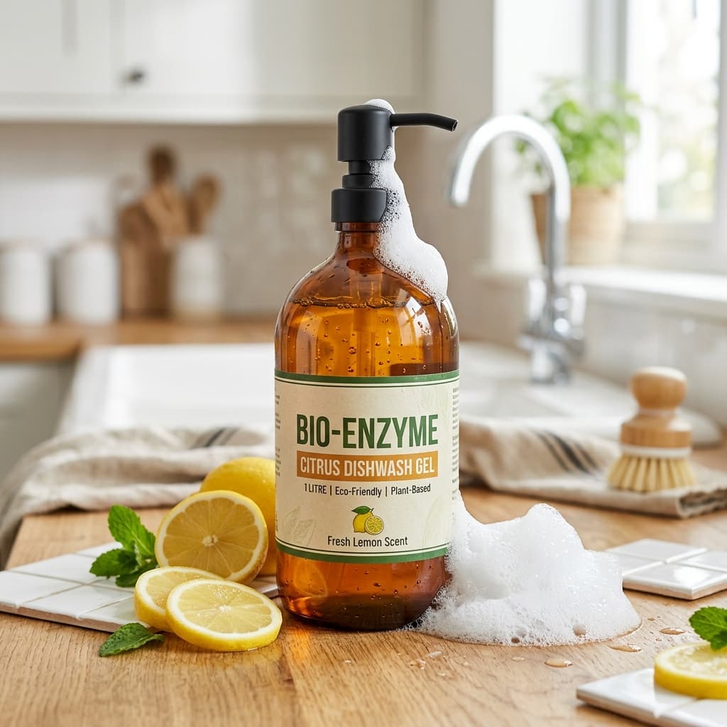 Bio-Enzyme Citrus Dishwash Gel (1L)